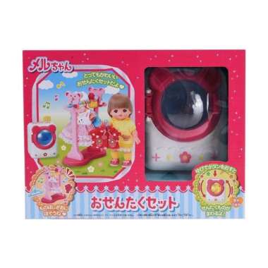 Mainan Anak Perempuan Mell Chan Washing Set Aksesori
