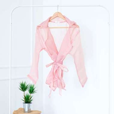 ORGANDI OUTER KONDANGAN ATASAN ORGANZA TRANSPARAN OUTWEAR CARDI WANITA BAJU KONDANGAN OUTER PESTA LE
