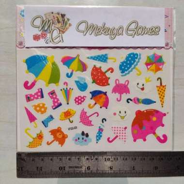 Sticker Glitter Mix Colorful Deco Case Journal Photo Card KPOP Payung