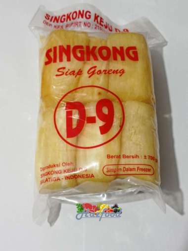 Singkong Keju Siap Goreng D9 | Singkong Siap Goreng +-700g