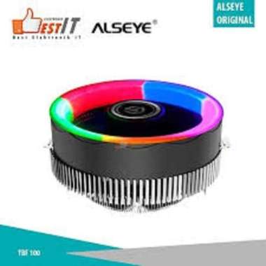 Fan Processor Prosesor Gaming LED RGB Intel AMD Alseye TBF100 Murah