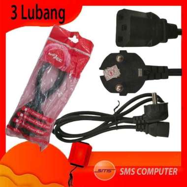 Kabel Power komputer CPU power supply PC-3 lubang