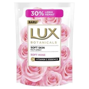 Promo Harga LUX Botanicals Body Wash Soft Rose 450 ml - Blibli