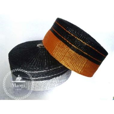 Songkok Recca Bugis Pamiring Bone 9 Hitam Emas