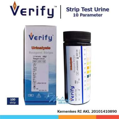 Verify Strip Cek Urine 10 Parameter