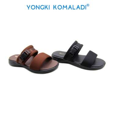 [ ORIGINAL ] YONGKI KOMALADI STANLEY SANDAL OL-FTR-40180-22 MEN 43 HITAM