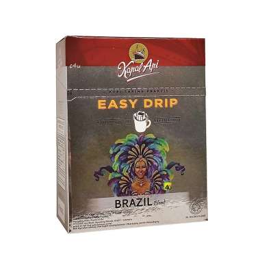 Promo Harga KAPAL API Kopi Easy Drip Brazil per 5 pcs 10 gr - Blibli