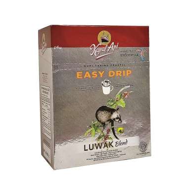 Promo Harga Kapal Api Kopi Easy Drip Luwak per 5 pcs 10 gr - Blibli