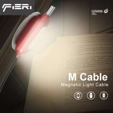FieriWsken Magnetic Light Cable Kabel USB Type C Fast Charging 2 meter