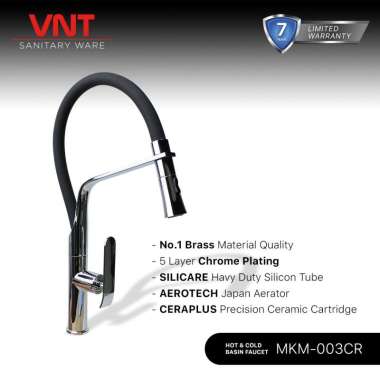 VNT Kran Cuci Piring MKM-003CR Chrome Kitchen Mixer