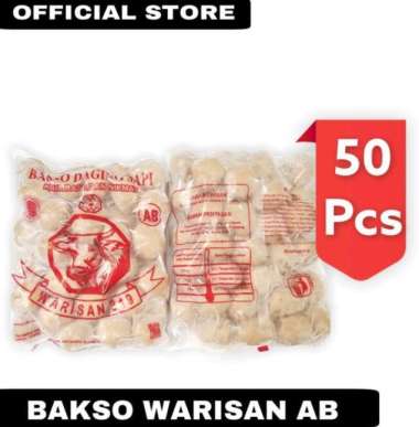BAKSO WARISAN AB 319 / BASO DAGING SAPI ASLI isi 50 pcs