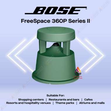 BOSE FreeSpace 360P Series II Environmental Loudspeaker Outdoor Cafe Taman