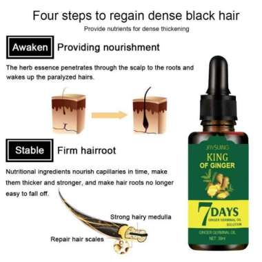 no brand Serum Rambut 7 Days King Of Ginger Grow Hair Serum 30ml Original Ampuh Viral 2023