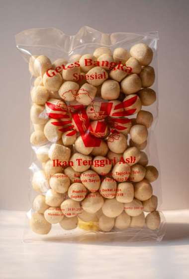 Kerupuk Bangka Getes/Getas Bangka Ikan Tenggiri Asli