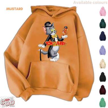 Sweater Hoodie Jumper Anak Laki Laki Perempuan Tom & Jerry Hudi Unisex Usia 5 15 Tahun 9-10 tahun Or