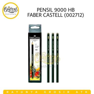 1 PCS PENSIL 9000 FABER CASTELL / PENSIL UJIAN / PENSIL KOMPUTER / PENSIL KAYU PENSIL 9000 HB (00271