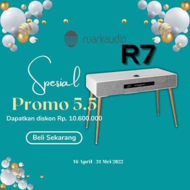 RUARK AUDIO R7 HIGH FIDELITY RADIOGRAM RICH WALNUT VENEER