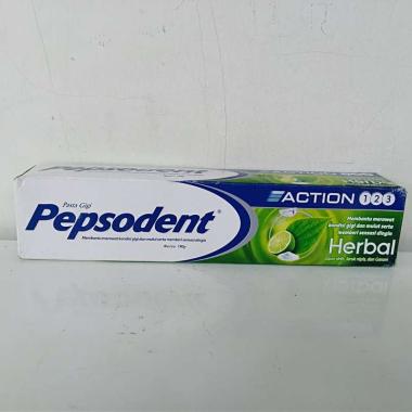 Pepsodent Pasta Gigi Action Herbal 190 gram Hijau