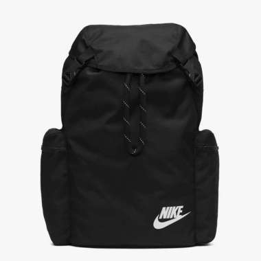 Nike Heritage Rucksack Backpack Bag BA6150-010 Semua Ukuran Hitam
