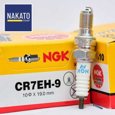 Busi Motor NGK CR7EH-9 ASLI Vario Karbu Lama / Techno 110 CR7EH CR7EH9 PUTIH