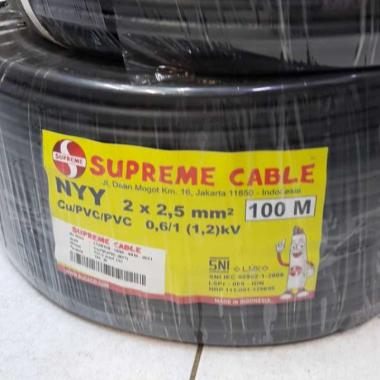 Kabel SUPREME NYY 2X2.5 (Meteran / Eceran)