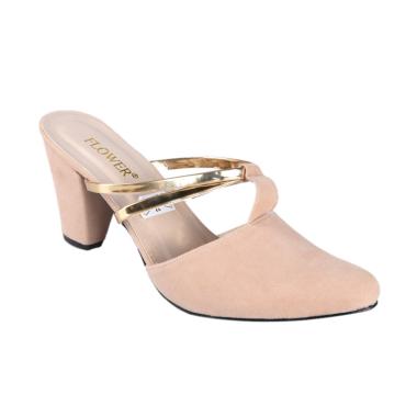 FP - Flower Sepatu SN-236 High Heels Wanita - Coklat