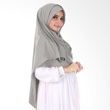 Nuhijab Shawl Kerudung Semi Instant - Grey