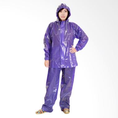 Rainwear Polkadot Beauty Jas Hujan - Ungu