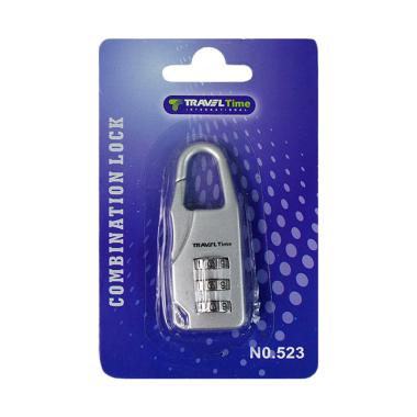 Traveltime 523 Combination Lock - Silver