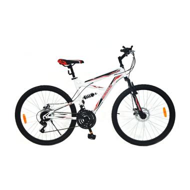 WIMCYCLE Air Flex X3 Sepeda MTB - Putih [26 Inch]
