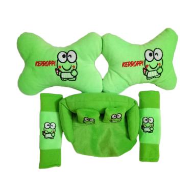 Custom 3in1 Kerropy Set Bantal Mobil - Green