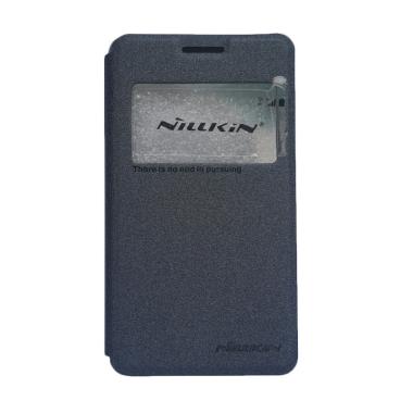 Nillkin Sparkle Flip Cover Casing for Lenovo A7000 - Hitam