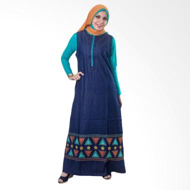 Believe AG-21 Soft Jeans Baju Muslim Wanita - Blue