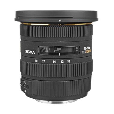 Sigma Lensa 10-20mm F/3.5 EX DC HSM For Nikon - Hitam