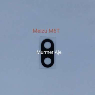 Lensa Kamera Kaca Kamera Belakang Meizu M6T Hitam