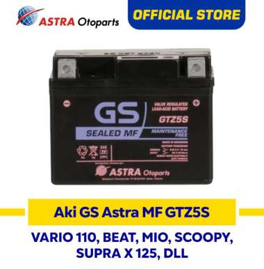 Aki Motor GS ASTRA MF GTZ5S (GSMF-GTZ-5S) Beat Vario Scoopy Mio dll