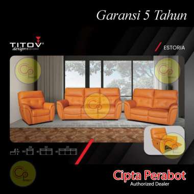 SOFA RECLINER SINGLE TITOV ESTORIA 1 Person Recliner