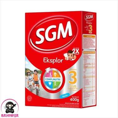 Promo Harga SGM Eksplor 3+ Susu Pertumbuhan Vanila 400 gr - Blibli