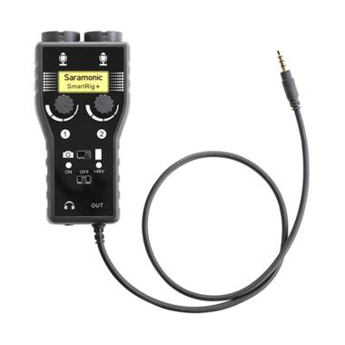 Saramonic Smart Rig+ 2 Channel XLR Microphone Audio Mixer Raigeki
