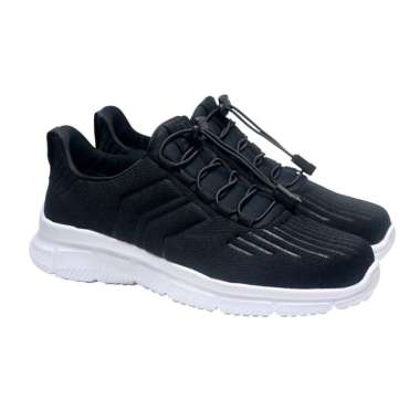 Precise Kitaro JT Sepatu Sporty Sekolah Anak Remaja - Black/White 31