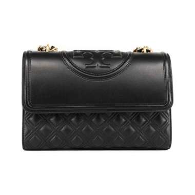 Tory Burch Fleming Medium Convertible Shoulder Bag - Black