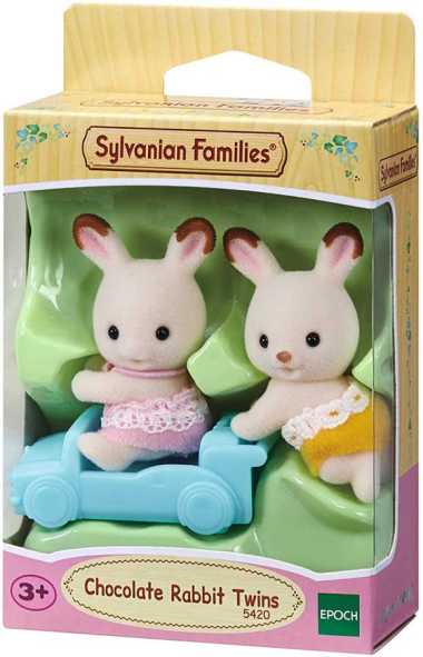 Mainan Koleksi Sylvanian Families Chocolate Rabbit Twins