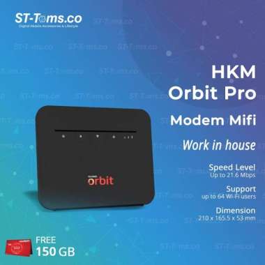 HKM 281 / HKM281 Orbit Pro Modem Telkomsel WiFi 4G High Speed