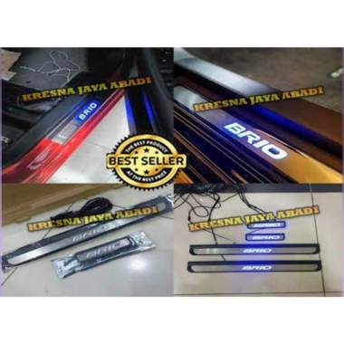 SILLPLATE SAMPING STAINLESS LAMPU ALL NEW BRIO