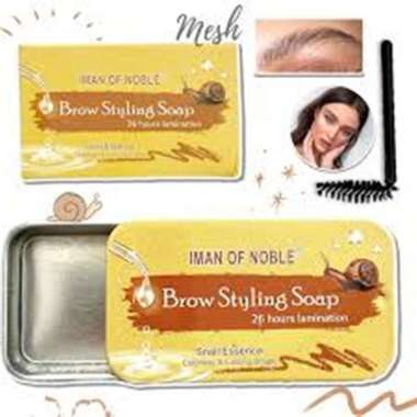 Iman Of Noble Brow Styling Soap Gel Alis Mascara Pembentuk Penebal Alis Snail
