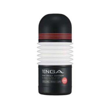 Tenga Rolling Head Cup Masturbasi Vagina Alat Bantu Sex Pria Vagina Tabung Manual Silikon Sex Toys