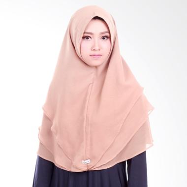Atteena Hijab Khimar Radya Non Pet Jilbab Instant - Mocca
