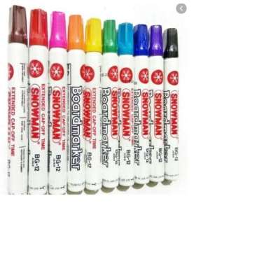 Spidol snowman Whiteboard / Whiteboard Snowman / Whiteboard marker / Spidol Snowman Hitam