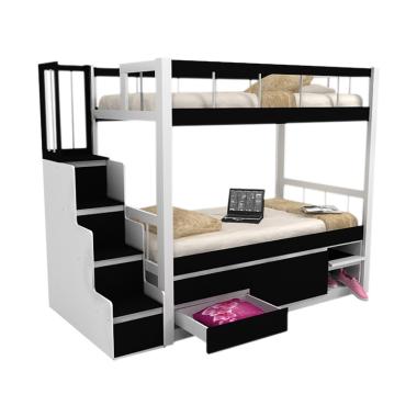 Funkids Delizio 01-100 TL Tempat Tidur Anak - Black