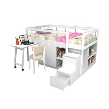Funkids 02-100 TL Austin Tempat Tidur Anak - White